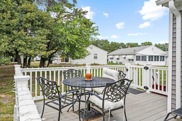 9 Maniwaki Ct, Toms River, NJ 08757 - deck with outdoor dining space