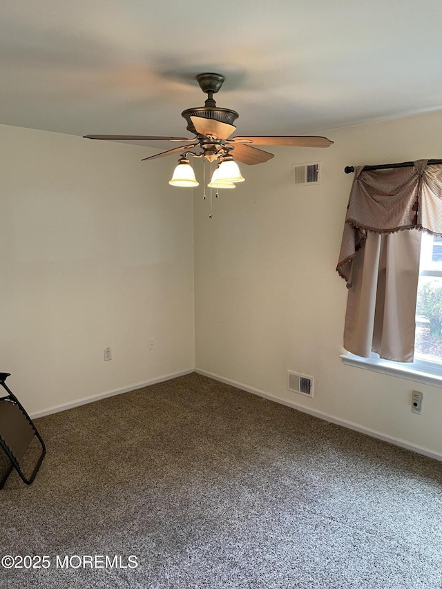 14 Weston Ct, Marlboro, NJ 07746 - carpeted empty room featuring ceiling fan and baseboards