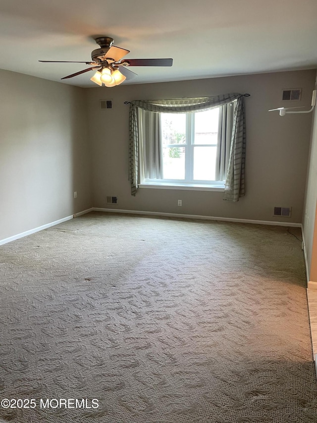 14 Weston Ct, Marlboro, NJ 07746 - carpeted spare room featuring a ceiling fan and baseboards