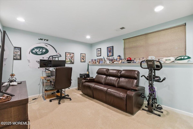 259 Chickadee Ct Unit 1000, Freehold, NJ 07728 - carpeted office space featuring recessed lighting and baseboards