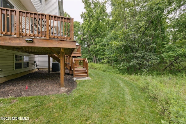 259 Chickadee Ct Unit 1000, Freehold, NJ 07728 - view of grassy yard with a deck and a carport