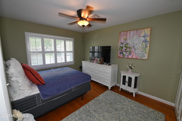 244D Jefferson Ct, Lakewood, NJ 08701 - bedroom with wood finished floors and a ceiling fan