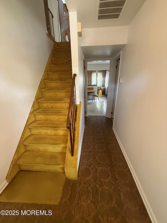 280 Mckinley Ave, Edison, NJ 08820 - stairway featuring baseboards