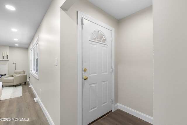13 Pinehurst Dr, Little Egg Harbor, NJ 08087 - hall featuring wood finished floors and recessed lighting
