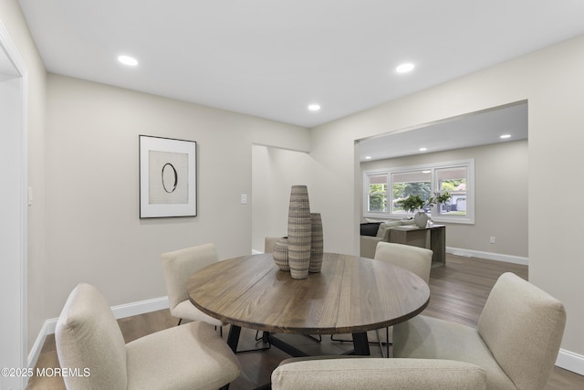 13 Pinehurst Dr, Little Egg Harbor, NJ 08087 - dining space featuring wood finished floors and recessed lighting