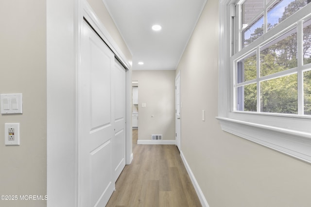13 Pinehurst Dr, Little Egg Harbor, NJ 08087 - corridor featuring light wood-type flooring and recessed lighting