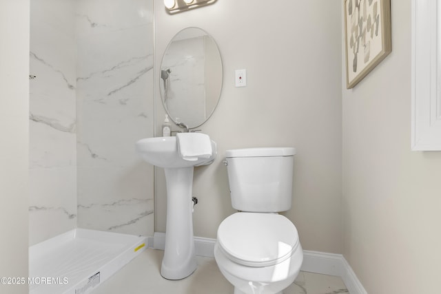 13 Pinehurst Dr, Little Egg Harbor, NJ 08087 - full bathroom with a marble finish shower and marble finish floors