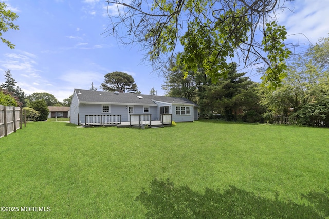 13 Pinehurst Dr, Little Egg Harbor, NJ 08087 - back of house with a deck