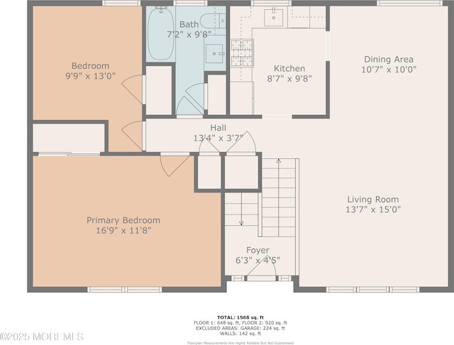 24 Roosevelt Dr, Brick, NJ 08724 - view of floor plan / room layout