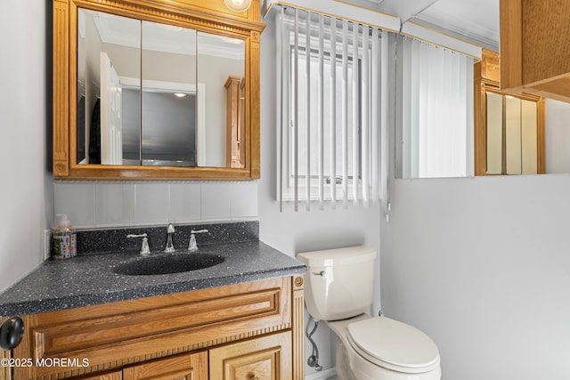 5 Island View Way Unit 57, Sea Bright, NJ 07760 - half bath with vanity and ornamental molding