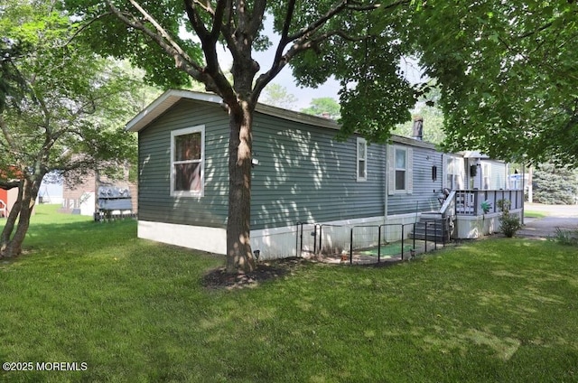 147 Redwood Dr, Barnegat, NJ 08005 - view of property exterior featuring a lawn