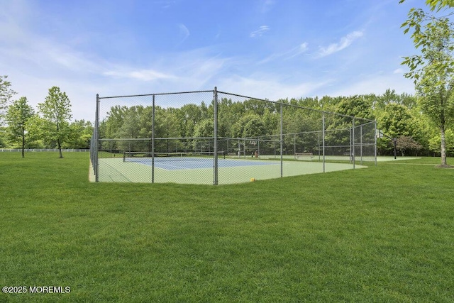 76 Deepwater Cir, Manalapan, NJ 07726 - view of tennis court