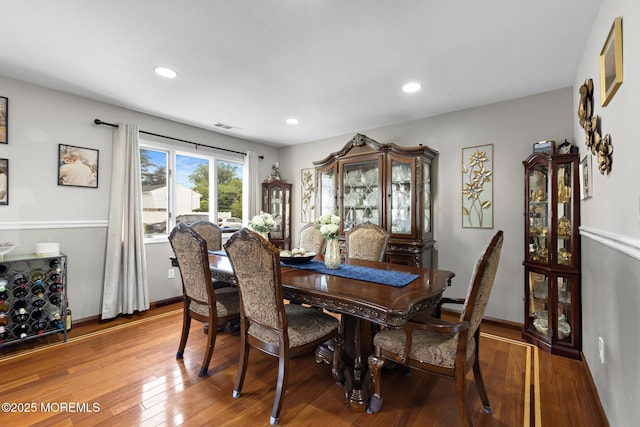 16 8th Ave, Monroe, NJ 08831 - dining room with wood-type flooring and recessed lighting