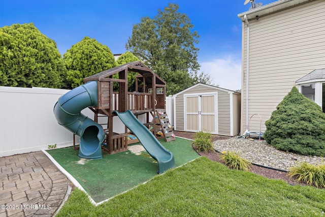 16 8th Ave, Monroe, NJ 08831 - view of play area featuring a shed and a yard