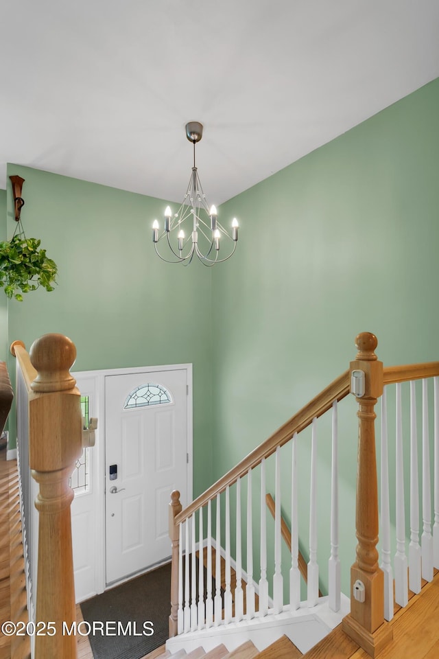 180 Grand Ave, Atlantic Highlands, NJ 07716 - entrance foyer featuring a chandelier