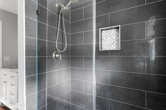 180 Grand Ave, Atlantic Highlands, NJ 07716 - full bathroom with a stall shower and vanity