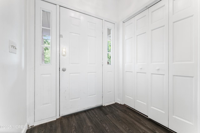 405 Hope Chapel Rd, Lakewood, NJ 08701 - foyer with dark wood finished floors and plenty of natural light