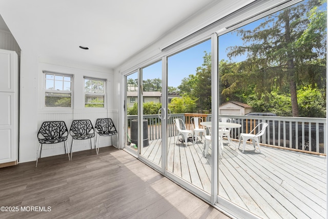 405 Hope Chapel Rd, Lakewood, NJ 08701 - sunroom / solarium featuring outdoor dining space