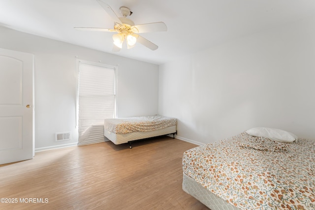 405 Hope Chapel Rd, Lakewood, NJ 08701 - bedroom featuring light wood-style flooring and ceiling fan