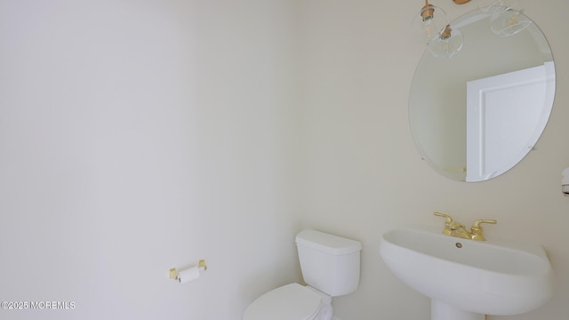 18 Sage St, Holmdel, NJ 07733 - half bath featuring a sink and toilet