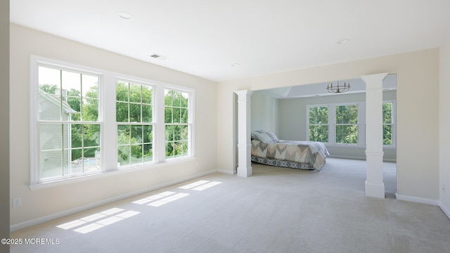 18 Sage St, Holmdel, NJ 07733 - bedroom featuring decorative columns and carpet floors