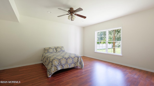 18 Sage St, Holmdel, NJ 07733 - bedroom with wood finished floors and a ceiling fan