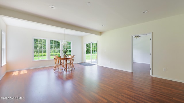 18 Sage St, Holmdel, NJ 07733 - spare room with dark wood-type flooring and recessed lighting