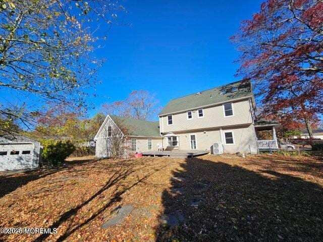 19 Sunrise Blvd, Forked River, NJ 08731 - rear view of house with an outdoor structure