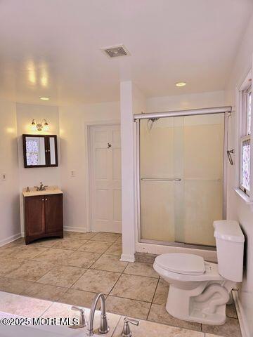 19 Sunrise Blvd, Forked River, NJ 08731 - full bathroom with vanity and a shower stall
