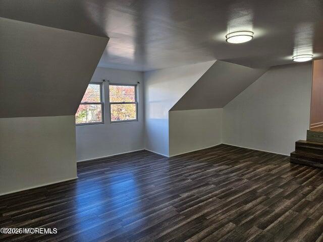 19 Sunrise Blvd, Forked River, NJ 08731 - bonus room with dark wood finished floors and lofted ceiling