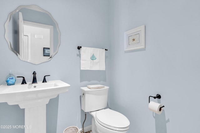 1510 Bel Aire Ct E, Point Pleasant, NJ 08742 - half bath featuring toilet and a sink