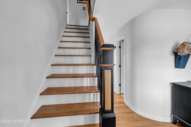 1510 Bel Aire Ct E, Point Pleasant, NJ 08742 - staircase featuring wood finished floors and baseboards