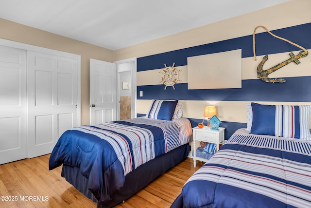 1510 Bel Aire Ct E, Point Pleasant, NJ 08742 - bedroom with a closet and wood finished floors
