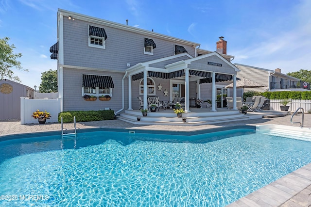 1510 Bel Aire Ct E, Point Pleasant, NJ 08742 - view of swimming pool with a patio