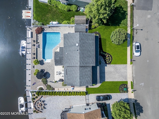 1510 Bel Aire Ct E, Point Pleasant, NJ 08742 - aerial view of a pool