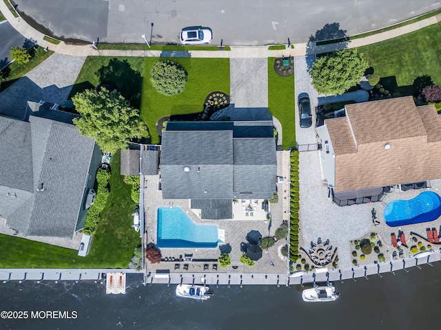 1510 Bel Aire Ct E, Point Pleasant, NJ 08742 - bird's eye view of a pool area