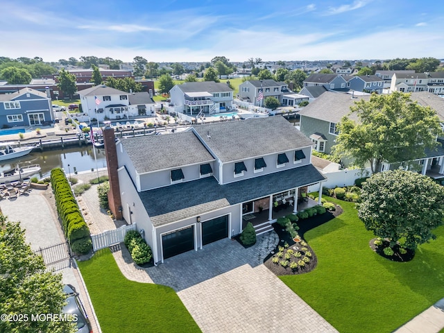 1510 Bel Aire Ct E, Point Pleasant, NJ 08742 - aerial view of residential area with a large body of water