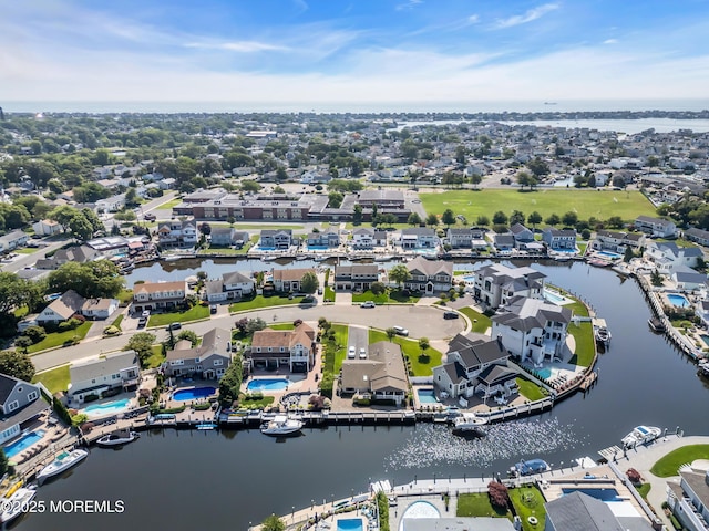 1510 Bel Aire Ct E, Point Pleasant, NJ 08742 - aerial view of residential area with a large body of water