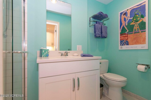 68 Linden Ct, Spring Lake Heights, NJ 07762 - bathroom with vanity and a tile shower