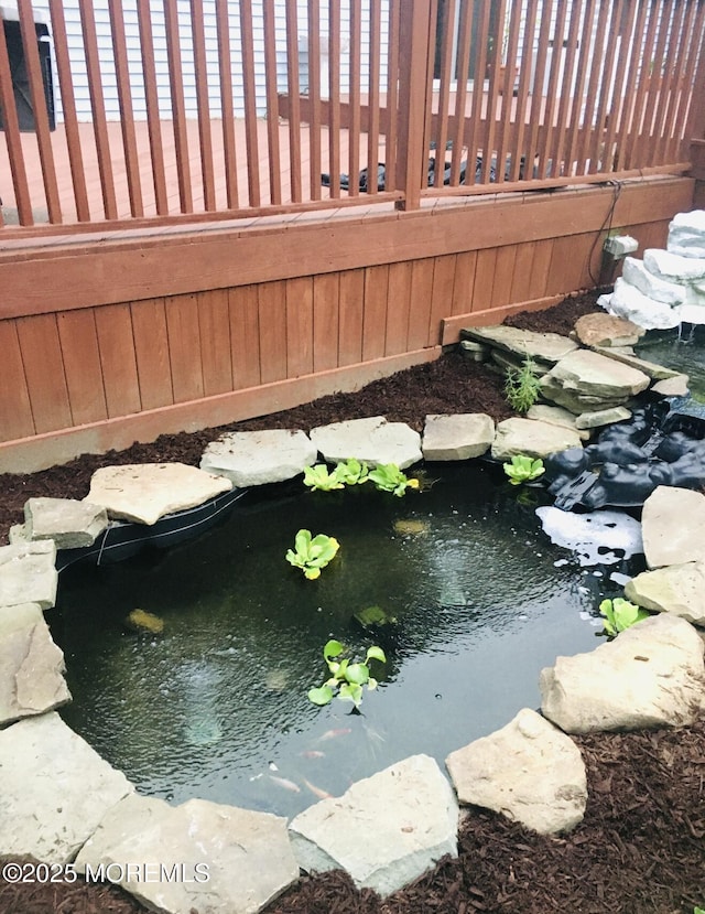 70 Desai Ct, Freehold, NJ 07728 - exterior view of a garden pond