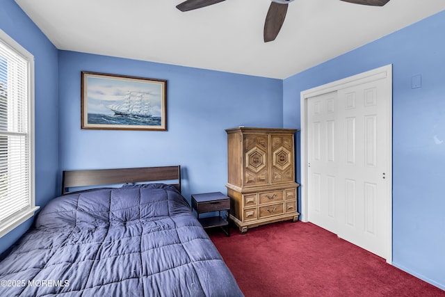 70 Desai Ct, Freehold, NJ 07728 - bedroom with carpet and a ceiling fan