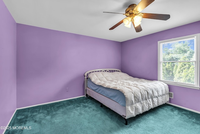 70 Desai Ct, Freehold, NJ 07728 - carpeted bedroom with a ceiling fan and baseboards