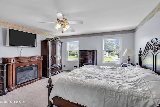 70 Desai Ct, Freehold, NJ 07728 - bedroom with light carpet and ceiling fan