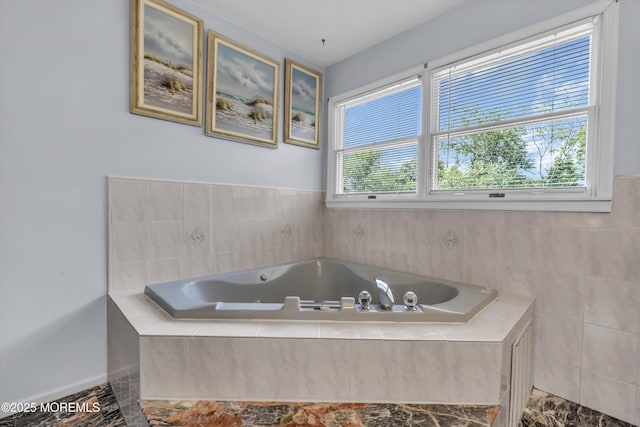 70 Desai Ct, Freehold, NJ 07728 - full bathroom featuring plenty of natural light and a whirlpool tub