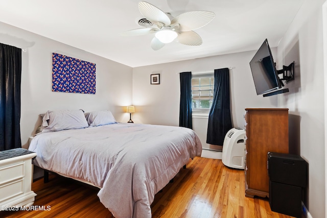 1086 Edgebrook Dr S, Toms River, NJ 08757 - bedroom with light wood finished floors and ceiling fan