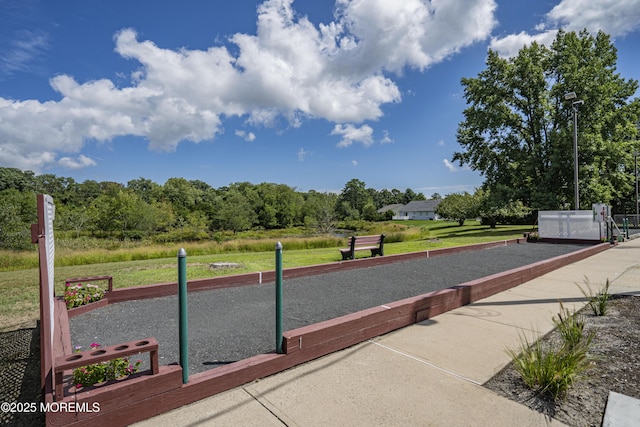 1086 Edgebrook Dr S, Toms River, NJ 08757 - surrounding community with a bocce ball area