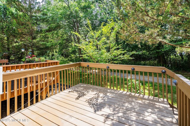 13 Jill Ct, Franklin Twp, NJ 08873 - view of wooden terrace