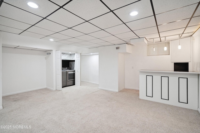 13 Jill Ct, Franklin Twp, NJ 08873 - finished basement with carpet floors and recessed lighting