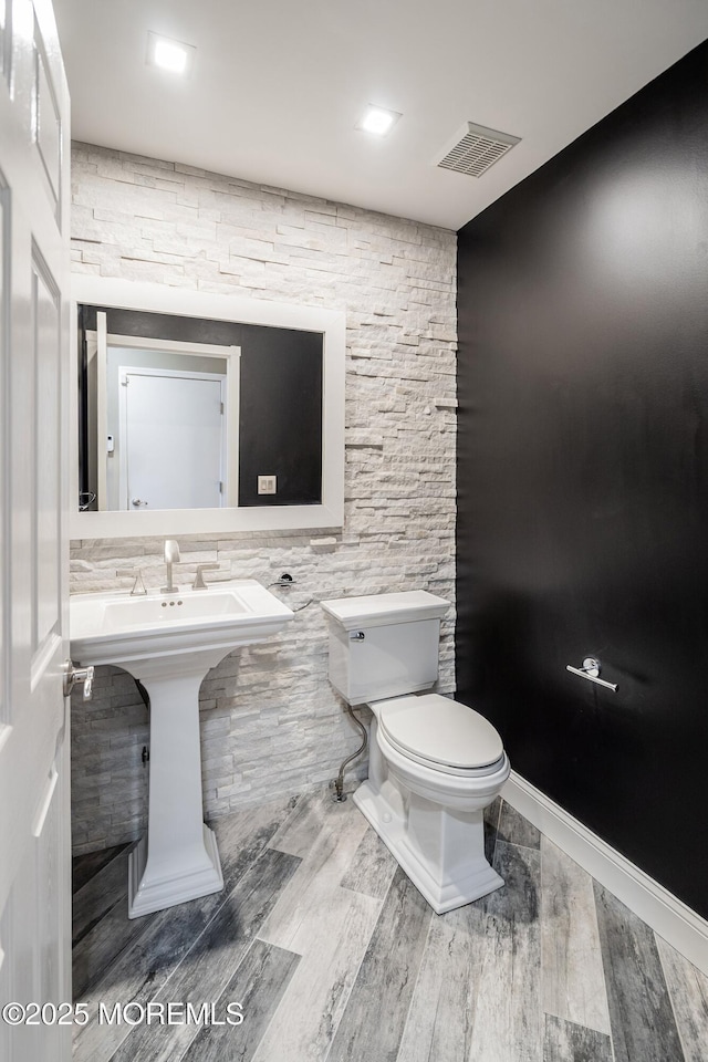 13 Jill Ct, Franklin Twp, NJ 08873 - bathroom with toilet and wood finished floors