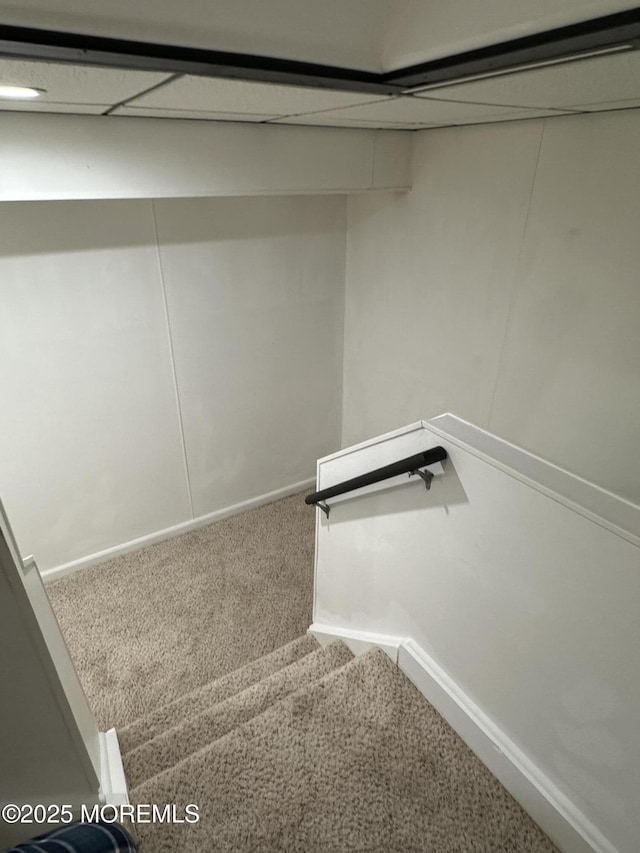 13 Jill Ct, Franklin Twp, NJ 08873 - stairs with carpet flooring and baseboards